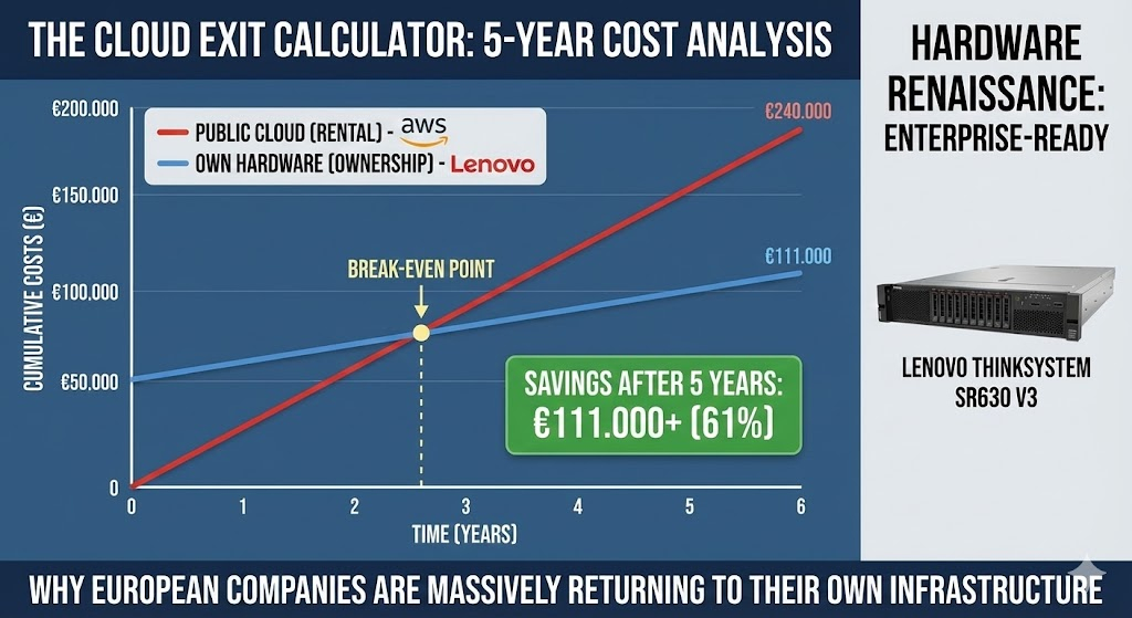 Cloud vs. On-Premise 2025: Time for a Cloud Exit? | TechOutlet