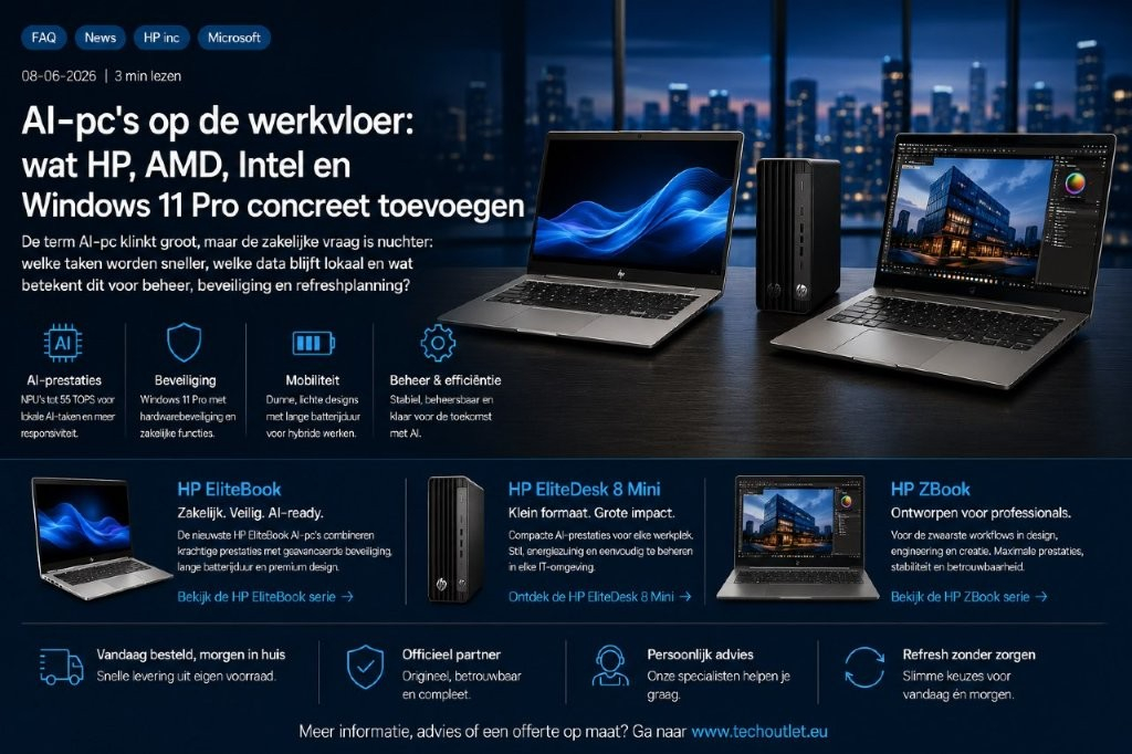 AI-laptops HP Probook 4 G2i, G2A 14 inch, 16 inch, Elitebook 6, 8 G2i, G2A,