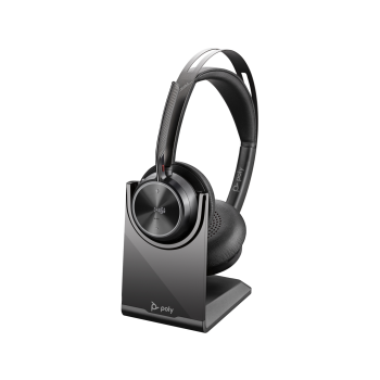 HP Poly Voyager Focus 2 Microsoft Teams Certified with charge stand Headset