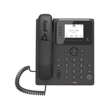Poly CCX 350 Business Media Phone for Microsoft Teams and PoE-enabled No